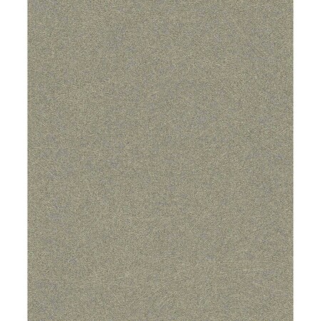 Manhattan Comfort Lanester Blain Pewter Texture 33 ft L X 209 in W Wallpaper BR4096-520279